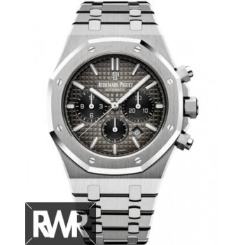 Réplique Audemars Piguet Royal Oak automatique 41 mm Bracelet ardoise fumé platine 26332PT.OO.1220FR.01