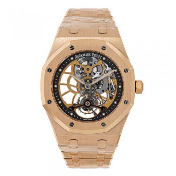 Réplique Audemars Piguet Royal Oak Tourbillon Extrafin Ajouré Or Rose 26518OR.OO.1220OR.01