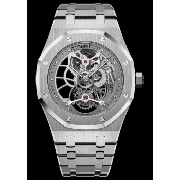 Réplique Audemars Piguet Royal Oak Tourbillon Extra fin Ouvert Acier Inoxydable 26518ST.OO.1220ST.01