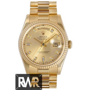 Réplique Rolex Day-Date II 218238-83218 Cadran champagne