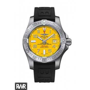 Copie montre Breitling Avenger II Seawolf Cadran Jaune Automatique A1733110/I519/152S/A20SS.1