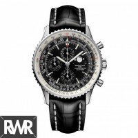 Copie montre Breitling Navitimer 1461 Édition Limitée Cuir Crocodile Noir A1937012/BA57/760P