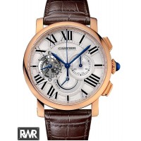 Réplique Cartier Rotonde de Cartier Tourbillon Chronographe W1556245