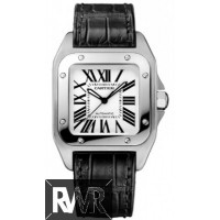 Réplique Cartier Santos 100 Acier Inoxydable Moyen W20106X8