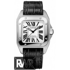 Réplique Cartier Santos 100 Acier Inoxydable Moyen W20106X8