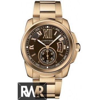 Réplique Cartier Calibre de Cartier 42mm Homme W7100040