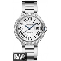 Réplique Cartier Ballon Bleu 36mm Or Blanc WE9006Z3