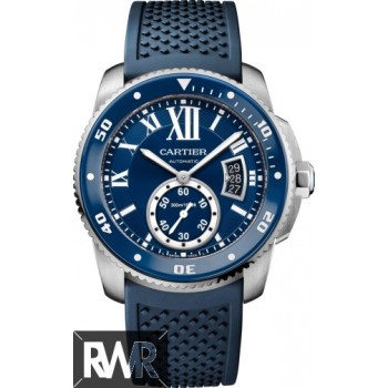 Réplique Cartier Calibre de Cartier Diver bleu WSCA0011