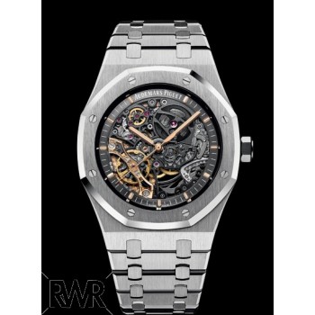 Réplique Audemars Piguet Royal Oak ROUE DOUBLE BALANCE OUVERTE 15407ST.OO.1220ST.01