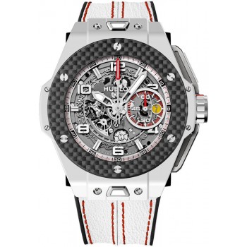 Copie Hublot Big Bang Ferrari Carbone Céramique Blanche 401.HQ.0121.VR