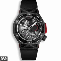 Copie Hublot Techframe Ferrari Tourbillon Chronographe Carbone 45mm