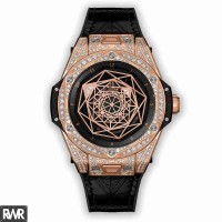 Copie Hublot Big Bang One Click Sang Bleu King Gold Pavé 39 mm