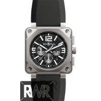 Réplique Bell & Ross BR 01-94 Chronographe Pro Titane & Fibre de Carbone