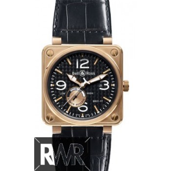 Réplique Bell & Ross BR 01-97 Réserve de Marche Or rose