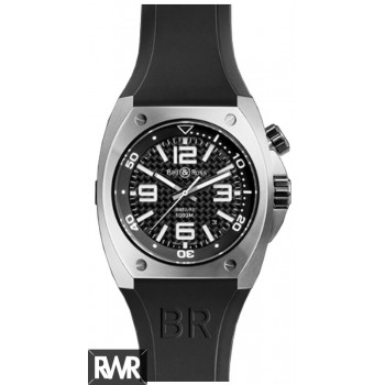 Réplique Bell & Ross Marine Automatic BR 02-92 Fibre d'acier