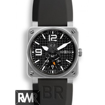 Réplique Bell & Ross Aviation BR03-51GMT Titane