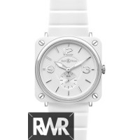 Réplique Bell & Ross BR-S Bracelet Céramique Blanche