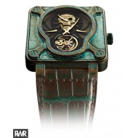 Réplique Bell & Ross BR 01 Skull Bronze Tourbillon pour Only