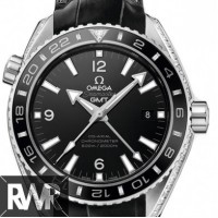 Réplique Omega Seamaster Planet Ocean 600 M Omega Co-axial GMT 43,5 mm 232.98.44.22.01.001