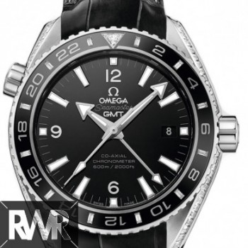 Réplique Omega Seamaster Planet Ocean 600 M Omega Co-axial GMT 43,5 mm 232.98.44.22.01.001