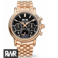 Réplique Patek Philippe Quantième Perpétuel Chronographe Rattrapante 5204/1R-001