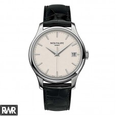 Réplique Patek Philippe Calatrava Mécanique Cadran Ivoire Cuir 5227G-001