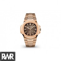 Réplique Patek Philippe Nautilus Cadran Marron Or Rose 18K Automatique 5711/1R-001