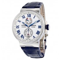 Réplique Montre automatique pour homme Ulysse Nardin Marine Chronometer avec cadran blanc 1183-126/40