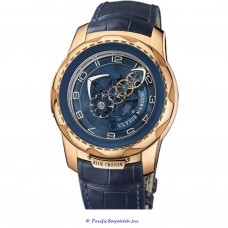 Réplique Montre Ulysse Nardin Freak Cruiser or rose bleu pour homme 2056-131/03