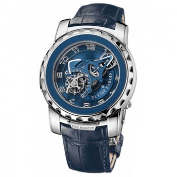 Réplique Montre Ulysse Nardin Freak Freak Phantom blanc or bleu pour homme 2080-115/03