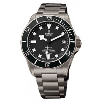 Réplique Tudor Pelagos Montre pour homme avec cadran noir et bracelet en titane 25600TN-95820T