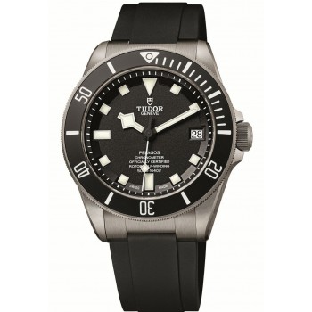 Réplique Tudor Pelagos Cadran Noir Titane Caoutchouc Noir 25600TN