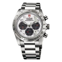 Réplique Bracelet chronographe Tudor Fastrider blanc arabe 42000-95730