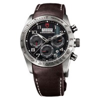 Réplique Tudor Fastrider Chronographe Cuir Marron Noir Arabe 42000