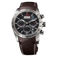 Réplique Tudor Fastrider Chronographe Cuir Marron Index Noir 42000