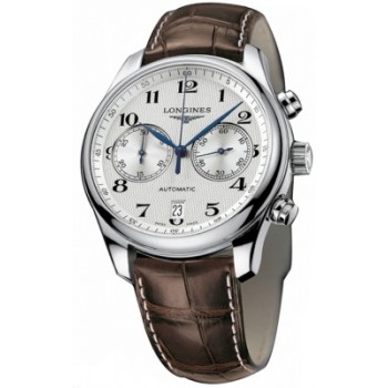 Réplique Montre Longines Master automatique chronographe 38,5 mm pour homme L2.669.4.78.3