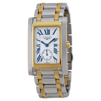 Réplique Montre Longines DolceVita pour femme, cadran argenté, or jaune 18 carats, L5.655.5.70.7