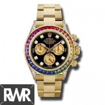 Réplique Rolex Cosmograph Daytona Oyster Perpetual pour hommes 116598 RBOW