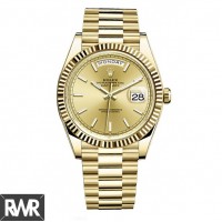 Réplique Rolex Day-Date 40 Automatic Champagne Dial 18kt Or jaune pour hommes 228238CHD