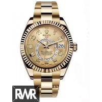 Rolex Oyster Perpetual Sky-Dweller 42mm or jaune 326938-72418 Réplique de montre