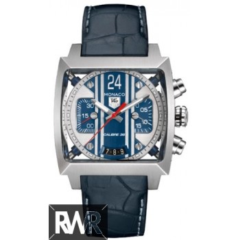 Réplique Tag Heuer Monaco 24 Calibre 36 Chronographe Automatique 40.5 mm CAL5111.FC6299