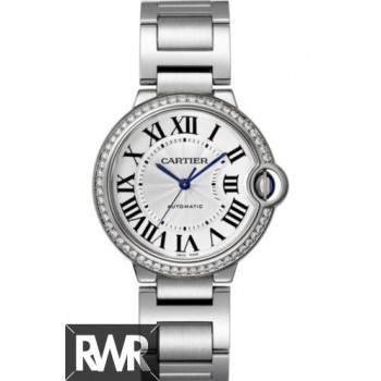 Cartier Ballon Bleu Diamant automatique pour dames W4BB0017 Réplique de montre