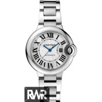 Cartier Ballon Bleu 33mm en acier inoxydable W6920071 Réplique de montre